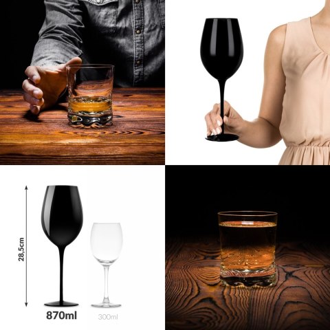 Etui dla Pary z kieliszkiem i szklanką Froster Black Etui dla Pary z kieliszkiem i szklanką Froster Black