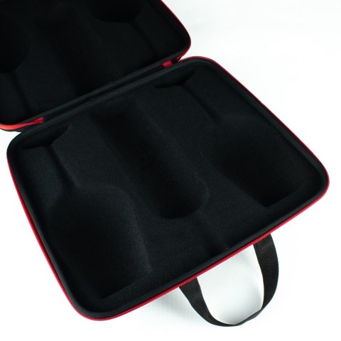 Etui na wino z kieliszkami diVinto Who cares Black Etui na wino z kieliszkami diVinto Who cares Black