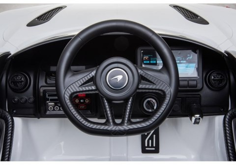 Auto na Akumulator McLaren 720S Biały Auto na Akumulator McLaren 720S Biały
