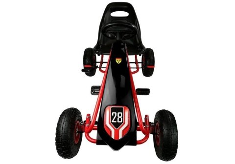 Gokart HP003D Pompowane Koła Czarny Gokart HP003D Pompowane Koła Czarny