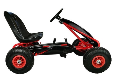 Gokart HP003D Pompowane Koła Czarny Gokart HP003D Pompowane Koła Czarny