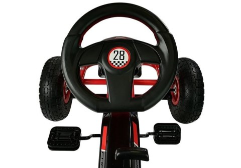 Gokart HP003D Pompowane Koła Czarny Gokart HP003D Pompowane Koła Czarny