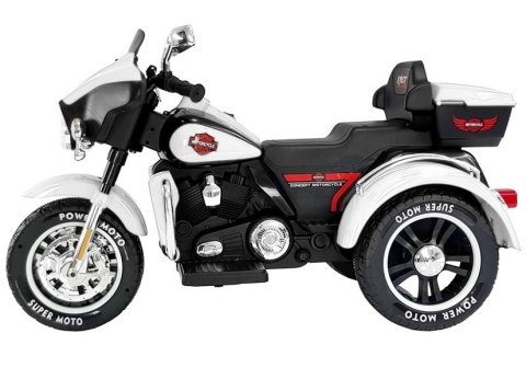 Motocykl na Akumulator ABM-5288 Biały Motocykl na Akumulator ABM-5288 Biały