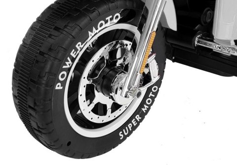 Motocykl na Akumulator ABM-5288 Biały Motocykl na Akumulator ABM-5288 Biały