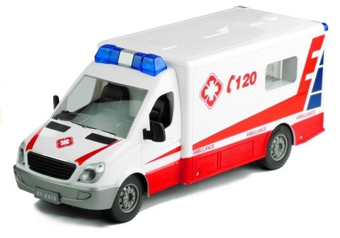 Ambulans Karetka Pogotowia Sterowana na Pilot 1:18 Ambulans Karetka Pogotowia Sterowana na Pilot 1:18