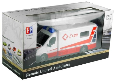 Ambulans Karetka Pogotowia Sterowana na Pilot 1:18 Ambulans Karetka Pogotowia Sterowana na Pilot 1:18