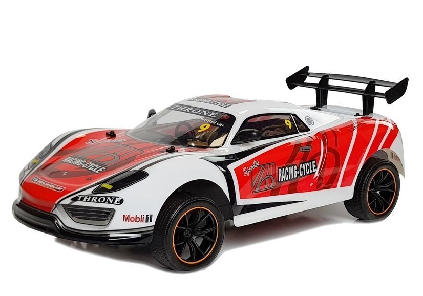 Auto Wyścigowe Zdalnie Sterowane R/C Białe Auto Wyścigowe Zdalnie Sterowane R/C Białe