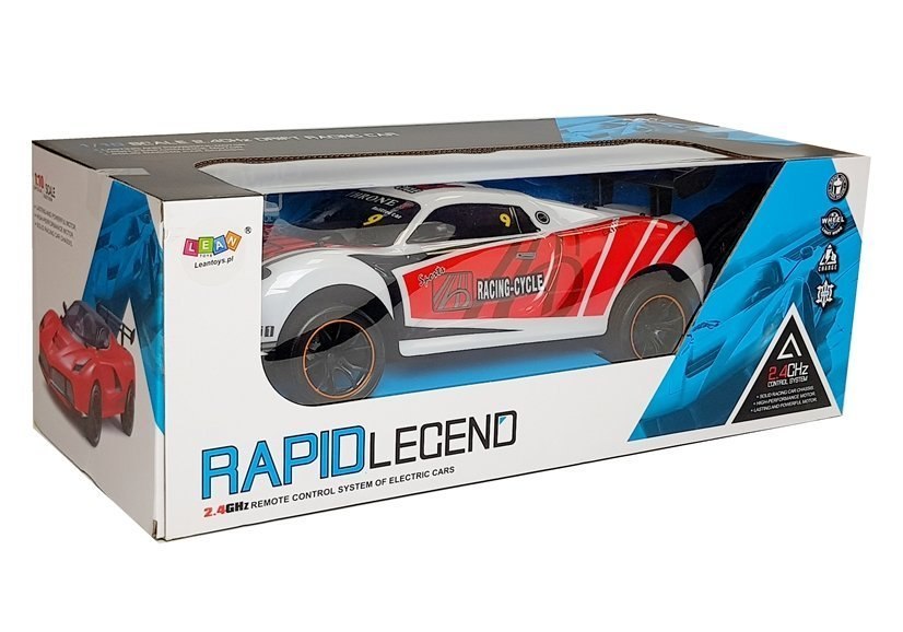 Auto Wyścigowe Zdalnie Sterowane R/C Białe Auto Wyścigowe Zdalnie Sterowane R/C Białe