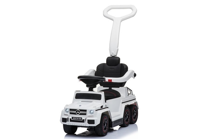 Jeździk z Pchaczem Mercedes 6x6 SX1838 Biały Jeździk z Pchaczem Mercedes 6x6 SX1838 Biały