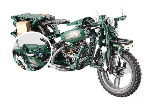 Klocki Konstrukcyjne Cada Motocykl Militarny 550el Klocki Konstrukcyjne Cada Motocykl Militarny 550el