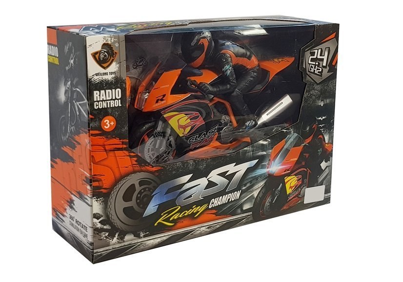 Motocykl Zdalnie Sterowany R/C Pomarańczowy 2.4G Motocykl Zdalnie Sterowany R/C Pomarańczowy 2.4G