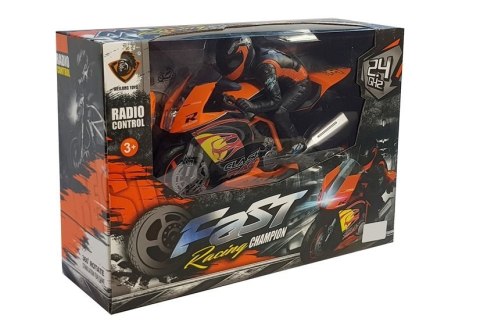 Motocykl Zdalnie Sterowany R/C Pomarańczowy 2.4G Motocykl Zdalnie Sterowany R/C Pomarańczowy 2.4G