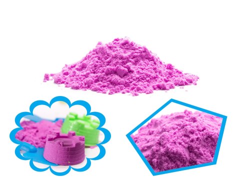 Piasek Kinetyczny w pudełku 2kg foremki piaskownic Piasek Kinetyczny w pudełku 2kg foremki piaskownic