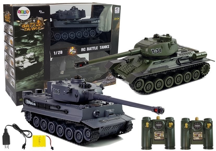 Zestaw Czołgów R/C Zdalnie Sterowane Zestaw Czołgów R/C Zdalnie Sterowane