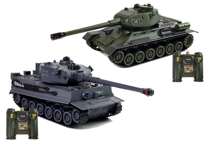 Zestaw Czołgów R/C Zdalnie Sterowane Zestaw Czołgów R/C Zdalnie Sterowane