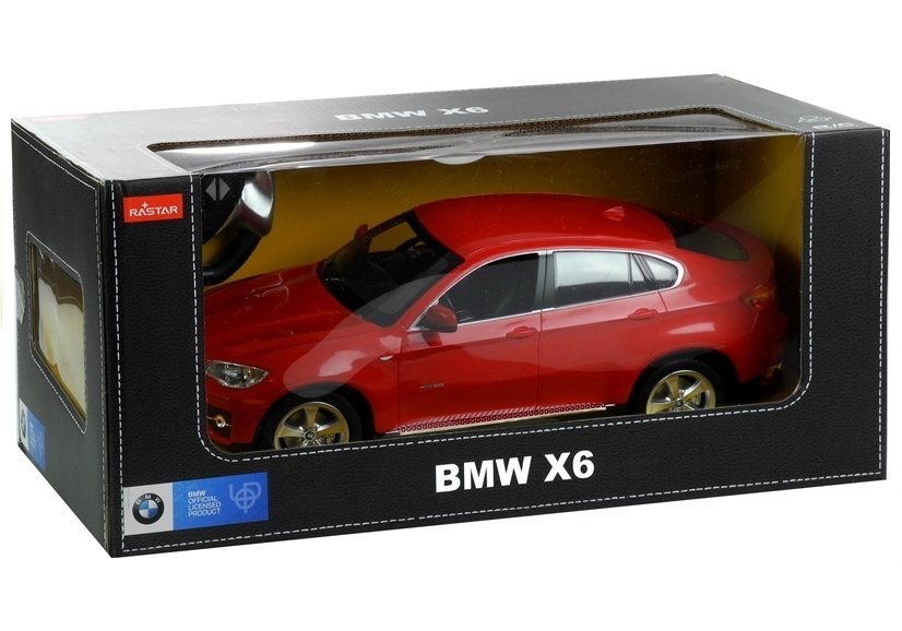 Auto Samochód Sterowany R/C BMW X6 Czerwone 1:14 Auto Samochód Sterowany R/C BMW X6 Czerwone 1:14
