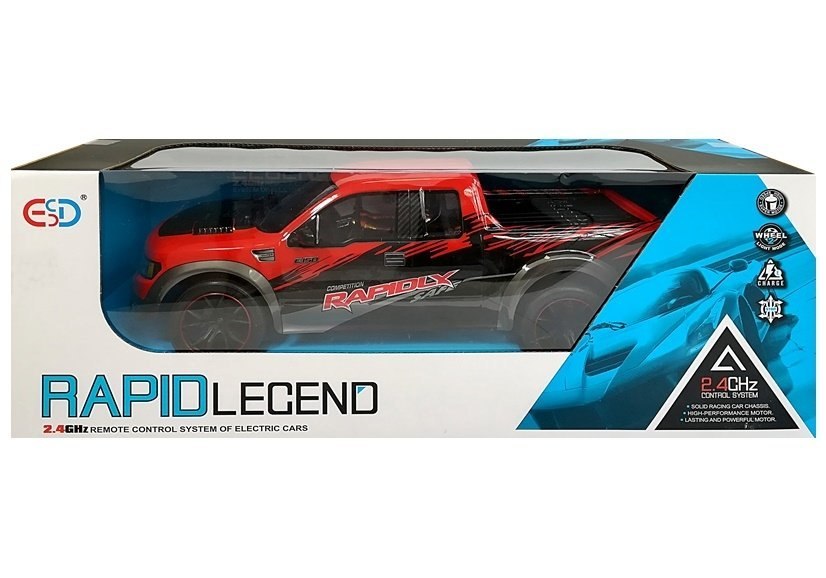Auto Zdalnie Sterowane R/C Pick-up Czerwone Auto Zdalnie Sterowane R/C Pick-up Czerwone