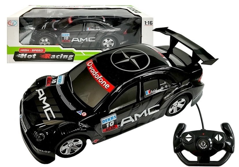 Auto Zdalnie Sterowane R/C Sportowe 1:16 Czarne Auto Zdalnie Sterowane R/C Sportowe 1:16 Czarne