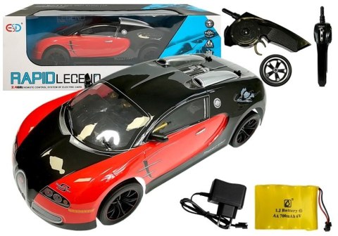 Auto Zdalnie Sterowane Sportowe 2.4GHz Czarne Auto Zdalnie Sterowane Sportowe 2.4GHz Czarne