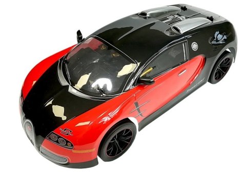 Auto Zdalnie Sterowane Sportowe 2.4GHz Czarne Auto Zdalnie Sterowane Sportowe 2.4GHz Czarne