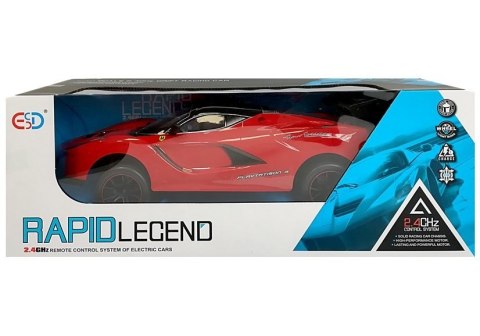 Auto Zdalnie Sterowane Sportowe 2.4GHz Czerwone Auto Zdalnie Sterowane Sportowe 2.4GHz Czerwone