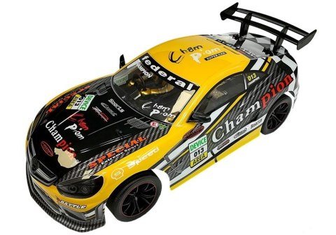 Auto Zdalnie Sterowane Sportowe 2.4GHz Żółte Auto Zdalnie Sterowane Sportowe 2.4GHz Żółte
