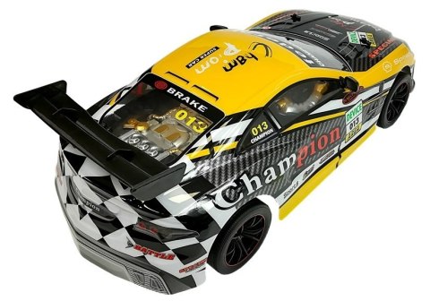 Auto Zdalnie Sterowane Sportowe 2.4GHz Żółte Auto Zdalnie Sterowane Sportowe 2.4GHz Żółte