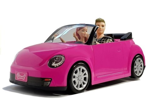 Lalki z Samochodem Auto Coupe Dźwięk i Światła 43 cm Różowy Lalki z Samochodem Auto Coupe Dźwięk i Światła 43 cm Różowy