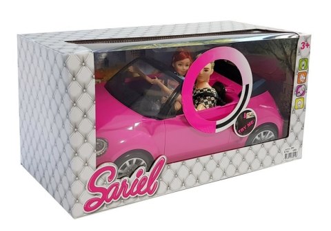 Lalki z Samochodem Auto Coupe Dźwięk i Światła 43 cm Różowy Lalki z Samochodem Auto Coupe Dźwięk i Światła 43 cm Różowy