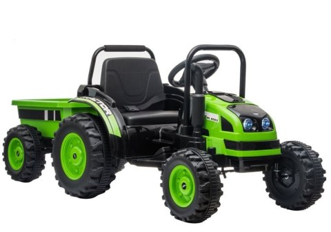 Traktor na Akumulator z Przyczepą HL388 Zielony Traktor na Akumulator z Przyczepą HL388 Zielony