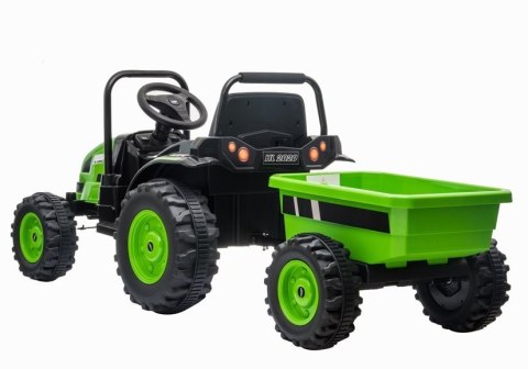 Traktor na Akumulator z Przyczepą HL388 Zielony Traktor na Akumulator z Przyczepą HL388 Zielony