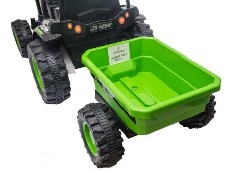 Traktor na Akumulator z Przyczepą HL388 Zielony Traktor na Akumulator z Przyczepą HL388 Zielony