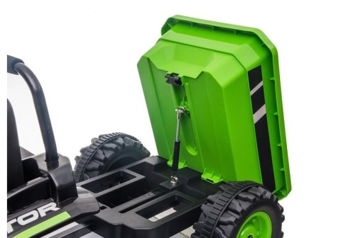 Traktor na Akumulator z Przyczepą HL388 Zielony Traktor na Akumulator z Przyczepą HL388 Zielony
