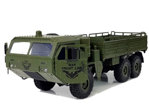Auto Wojskowe Zdalnie Sterowane 47 cm Transporter Terenowy 6 Kół R/C Auto Wojskowe Zdalnie Sterowane 47 cm Transporter Terenowy 6 Kół R/C