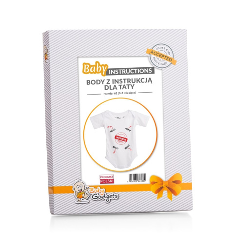 Baby Instructions - Body z instrukcją dla Taty Baby Instructions - Body z instrukcją dla Taty