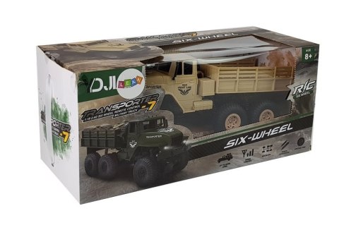 Ciężarówka Auto Zdalnie Sterowane 1:18 Wojskowe Piaskowe Ciężarówka Auto Zdalnie Sterowane 1:18 Wojskowe Piaskowe
