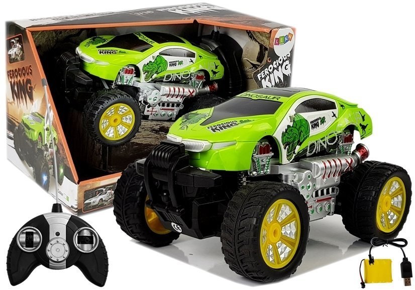 Zdalnie Sterowane Auto 1:16 R/C Terenowe Zielone Zdalnie Sterowane Auto 1:16 R/C Terenowe Zielone