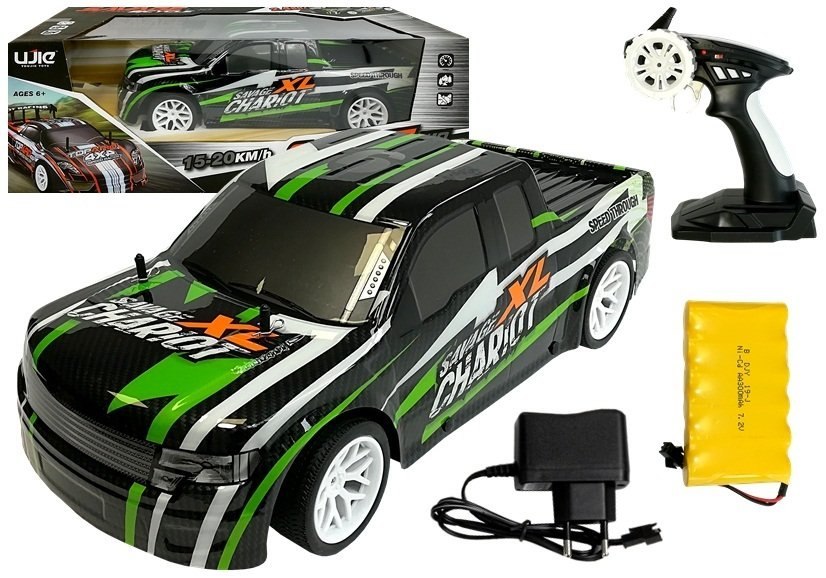 Auto Zdalnie Sterowane R/C Pick Up 15-20 km/h Zielone Auto Zdalnie Sterowane R/C Pick Up 15-20 km/h Zielone