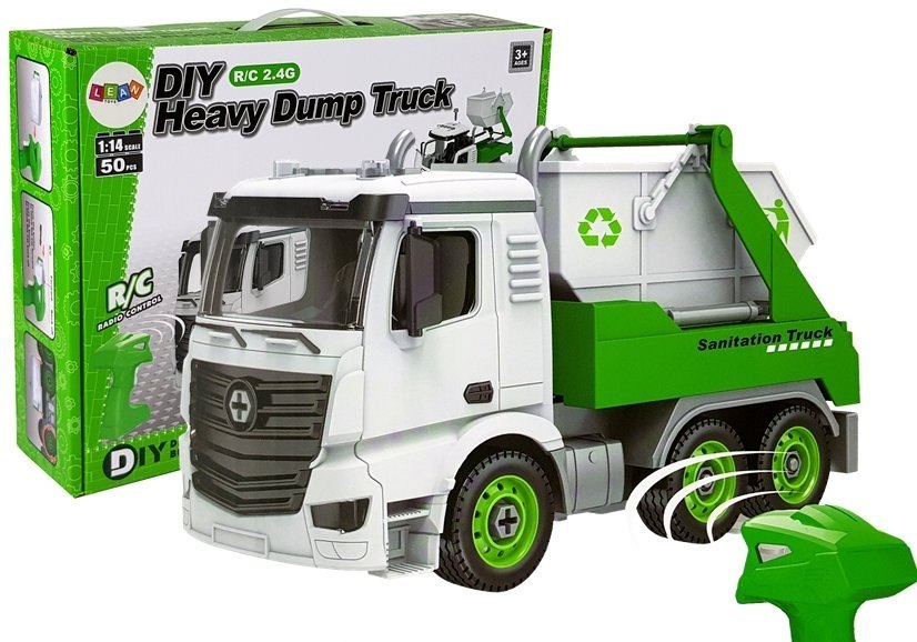 Wywrotka Zdalnie Sterowana R/C 1:14 DIY 50 Elementów Wywrotka Zdalnie Sterowana R/C 1:14 DIY 50 Elementów